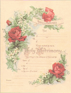 Marriage Certificate