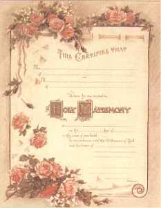 Marriage Certificate
